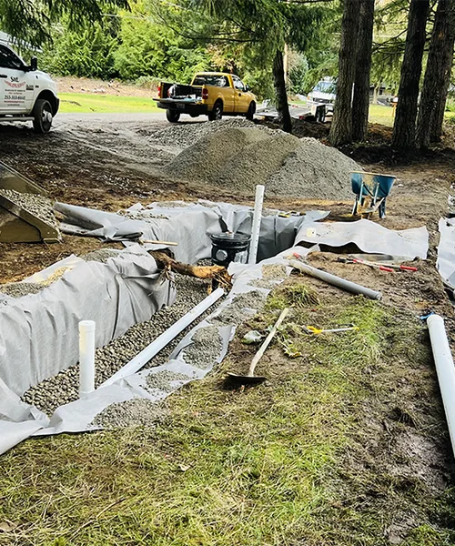 French Drain Services in Gig Harbor 